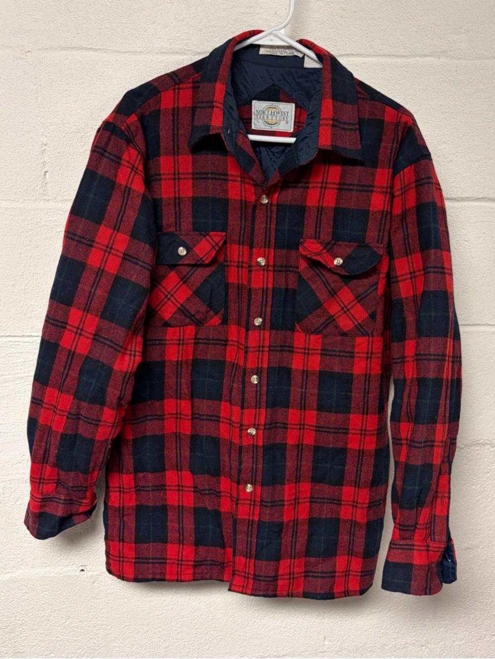 VINTAGE Northwest Territory Men’s Buffalo Plaid Flannel Jacket/Shacket Size L